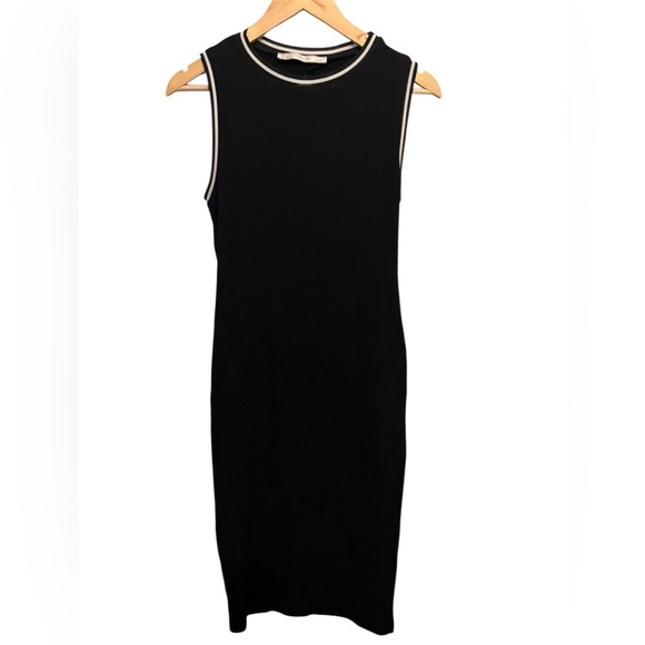 Zara Dresses & Skirts - Zara Black and White Trim Mini Dress